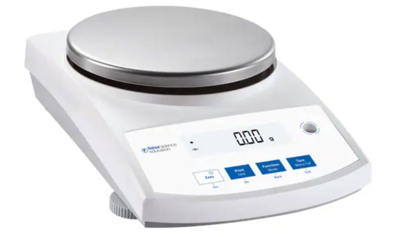 Digital balance scale designed for use in the classroom science lab