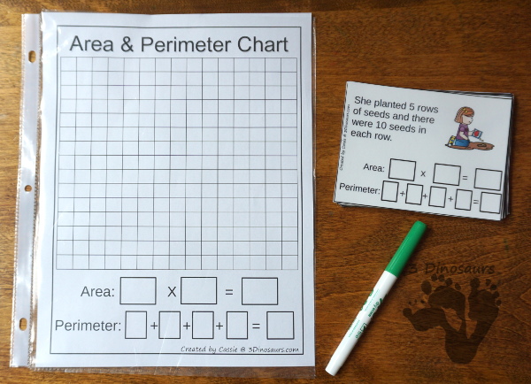 garden plot activity to practice area and perimeter