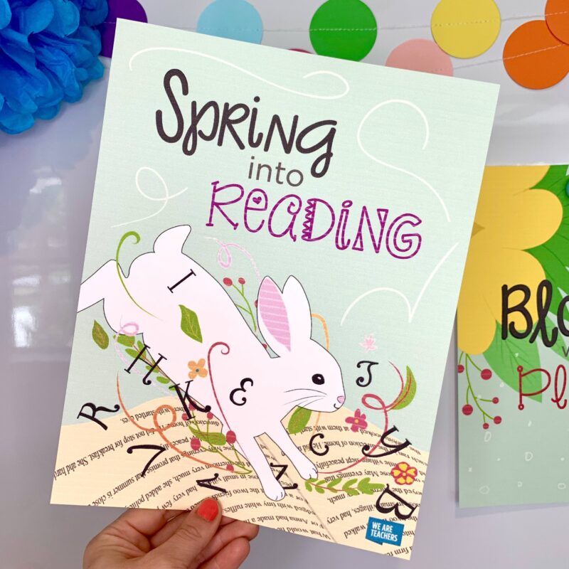 Spring into reading.