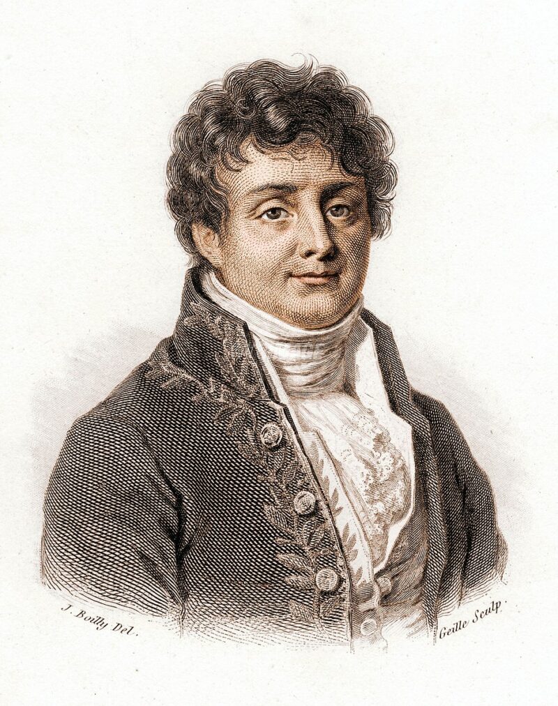 engraved portrait of joseph fourier