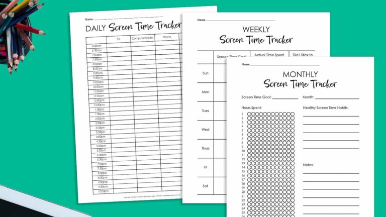 Screen Time Tracker Bundle