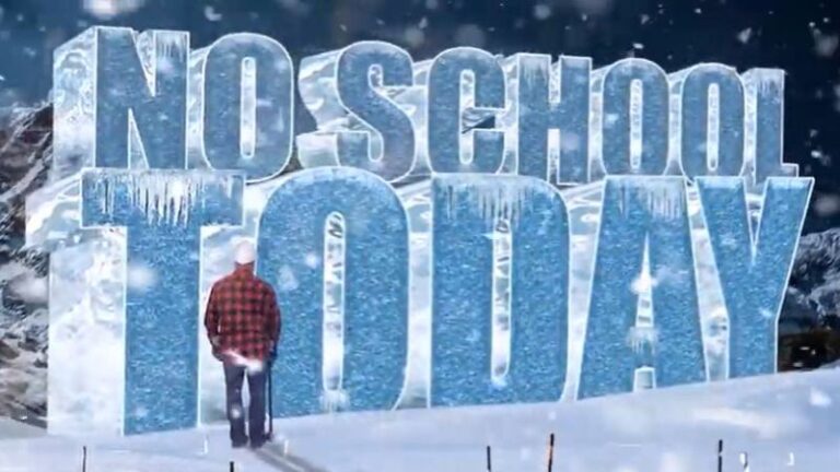 Still from Funny Snow Day Announcement Videos