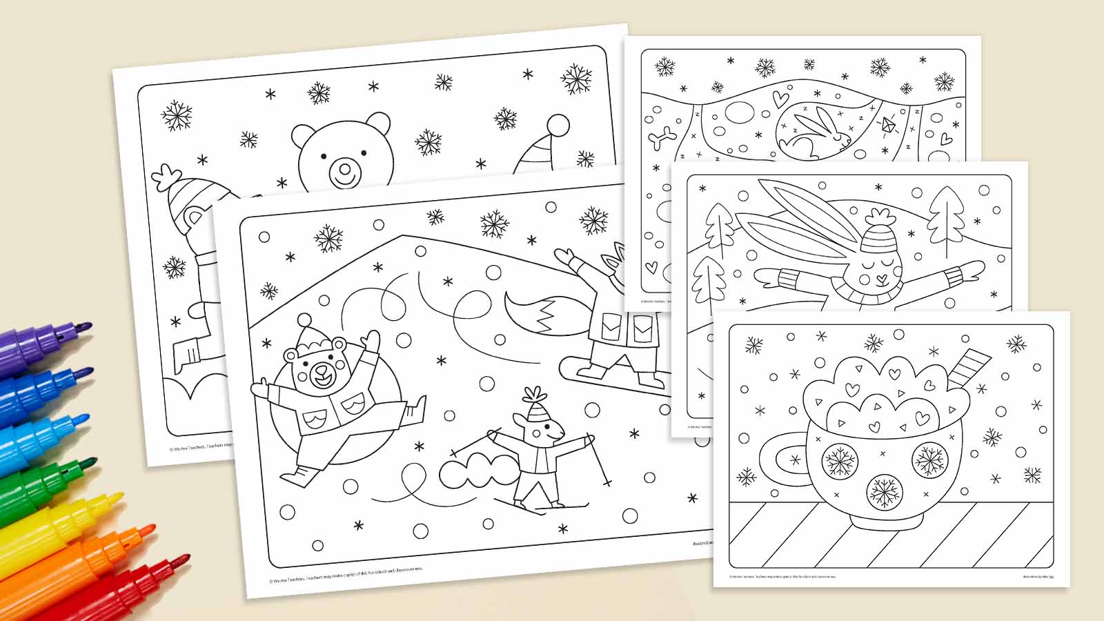 Printable Winter Coloring Pages