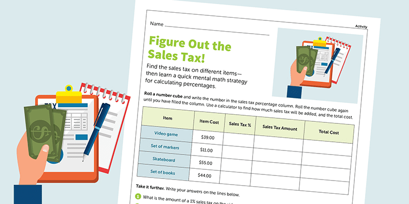 Image of Figure Out the Sales Tax Handout